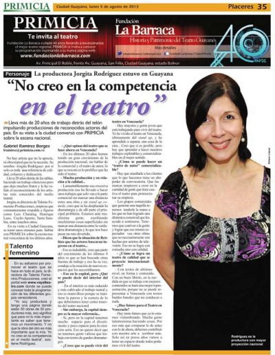 Primicia - Entrevista Jorgita Rodríguez