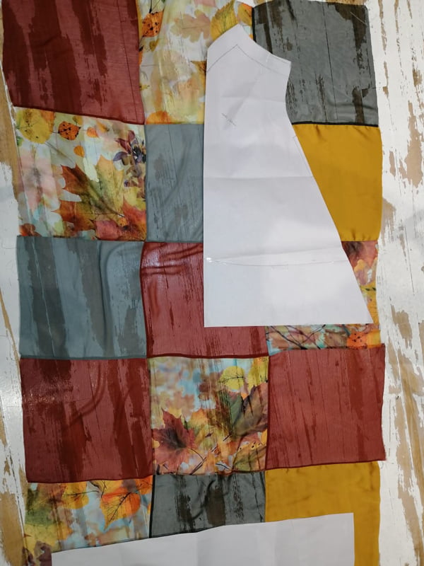 mosaicos en tela - La reutilización
