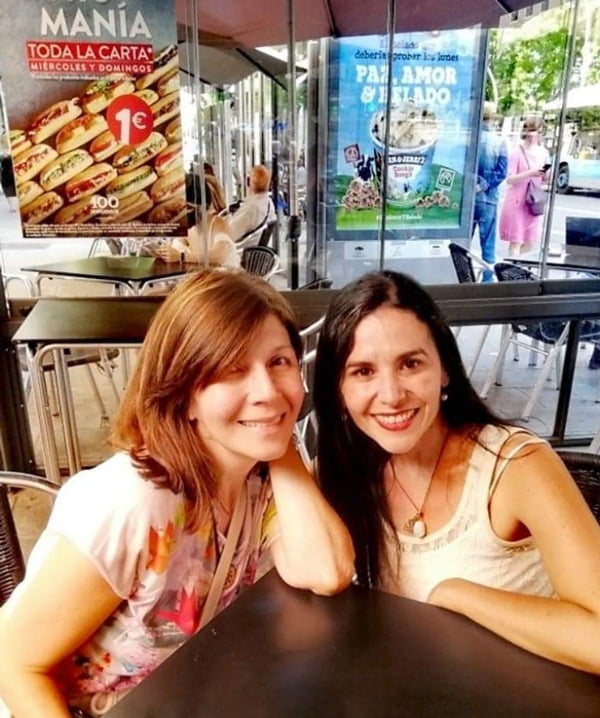 Mayelit y Jorgita en Madrid